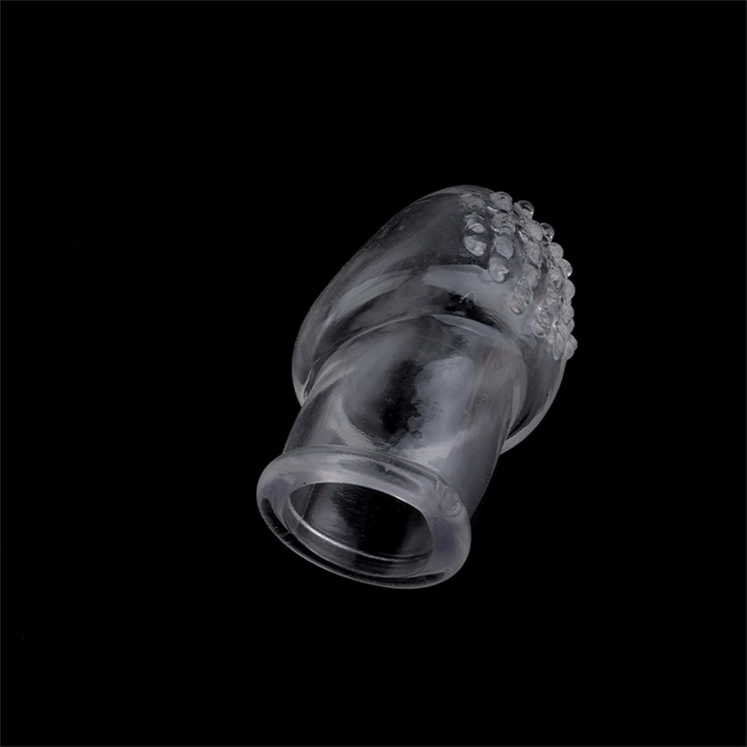 Threaded Penis Ring Transparent Extended Penis Condom Bdsm Cock Extension Rings Enlarger Ejaculation Delay Erotic Toy in Couple