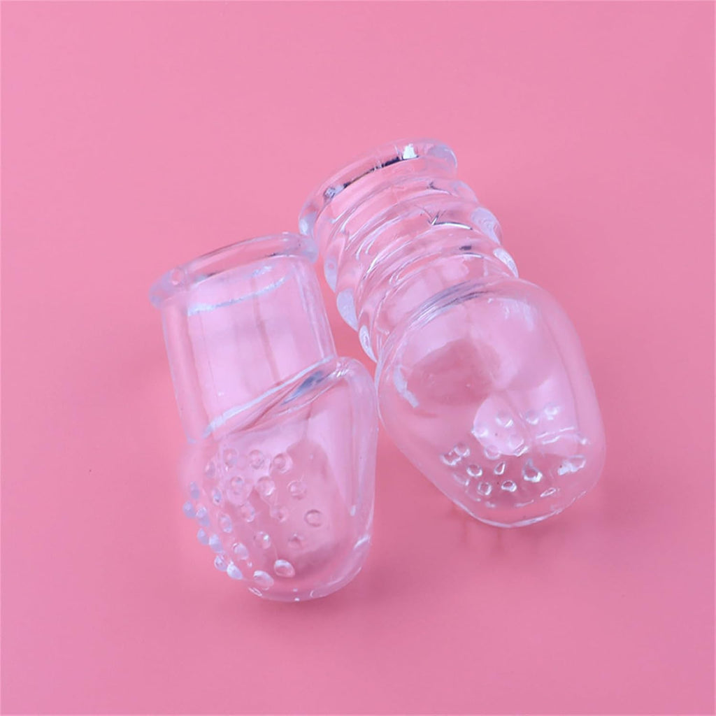 Threaded Penis Ring Transparent Extended Penis Condom Bdsm Cock Extension Rings Enlarger Ejaculation Delay Erotic Toy in Couple