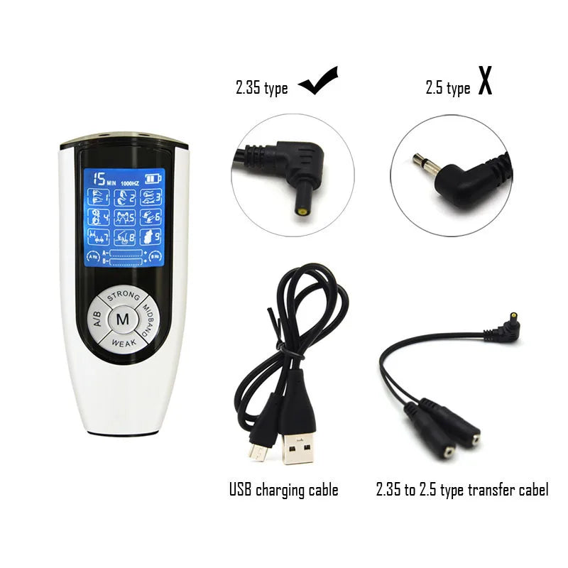 Taser Electro Stimulation Massage Masturbation Pulse Anal Butt Plug Penis Ring Nipple Sucker Clamp Massage Gloves/Pad E-stim Toy