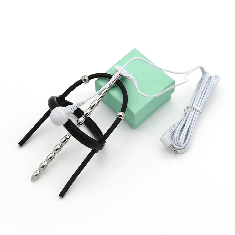 Taser Electro Stimulation Massage Masturbation Pulse Anal Butt Plug Penis Ring Nipple Sucker Clamp Massage Gloves/Pad E-stim Toy