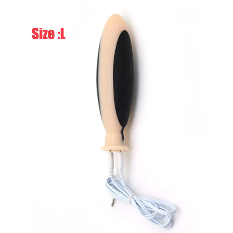 Taser Electro Stimulation Massage Masturbation Pulse Anal Butt Plug Penis Ring Nipple Sucker Clamp Massage Gloves/Pad E-stim Toy