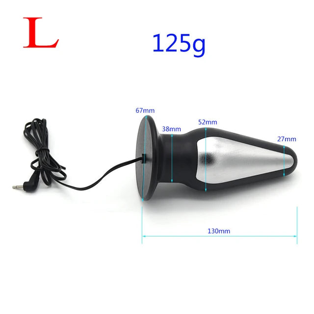 Taser Electro Stimulation Massage Masturbation Pulse Anal Butt Plug Penis Ring Nipple Sucker Clamp Massage Gloves/Pad E-stim Toy