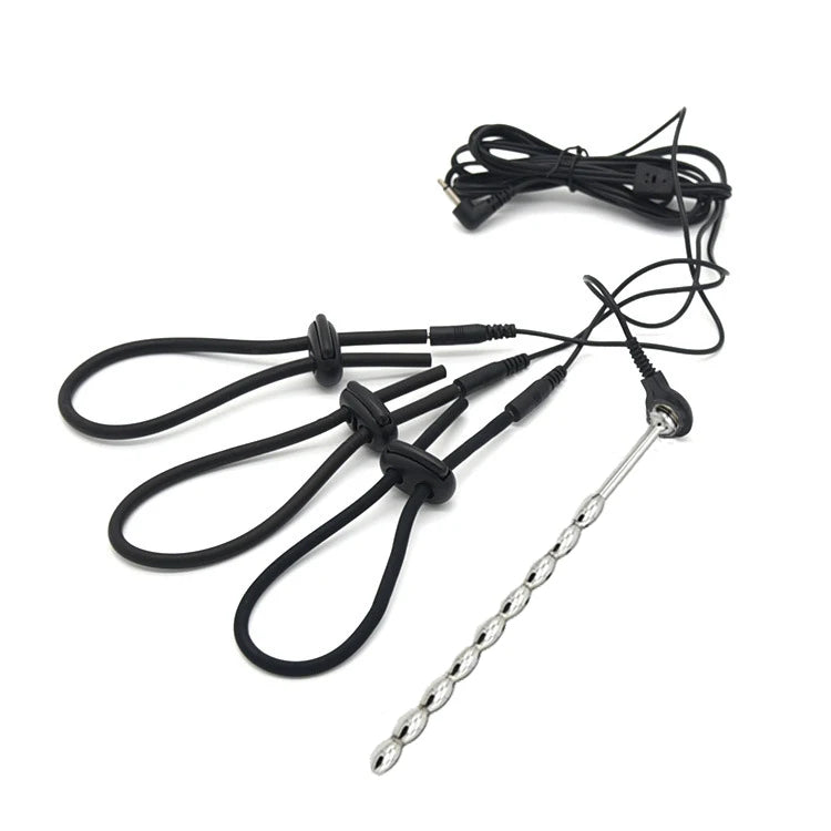 Taser Electro Stimulation Massage Masturbation Pulse Anal Butt Plug Penis Ring Nipple Sucker Clamp Massage Gloves/Pad E-stim Toy