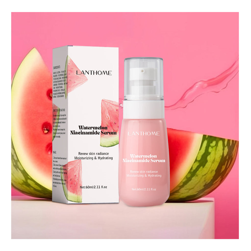 Watermelon Glow Niacinamide Moisturizing Face Pre-Treatment,Moisturizing Serum,Skin Makeup Lightweight Moisturizing Pre-treatmen