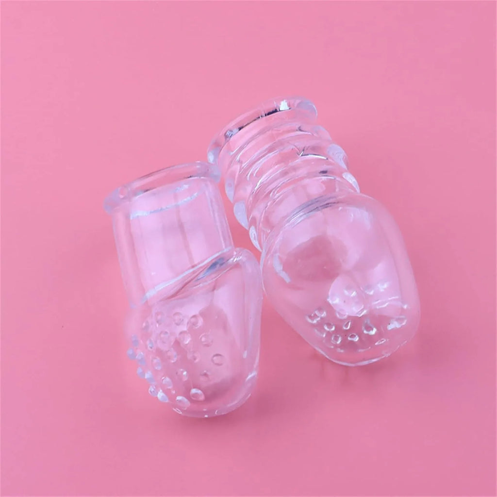 Threaded Penis Ring Transparent Extended Penis Condom Bdsm Cock Extension Rings Enlarger Ejaculation Delay Erotic Toy in Couple