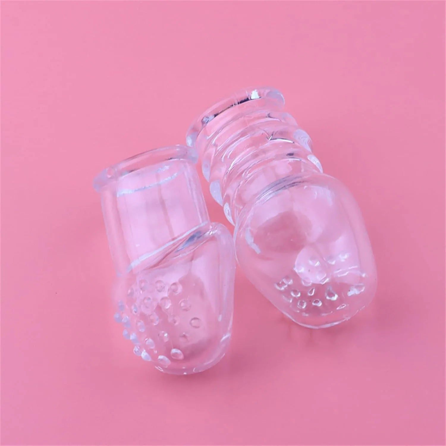 Threaded Penis Ring Transparent Extended Penis Condom Bdsm Cock Extension Rings Enlarger Ejaculation Delay Erotic Toy in Couple