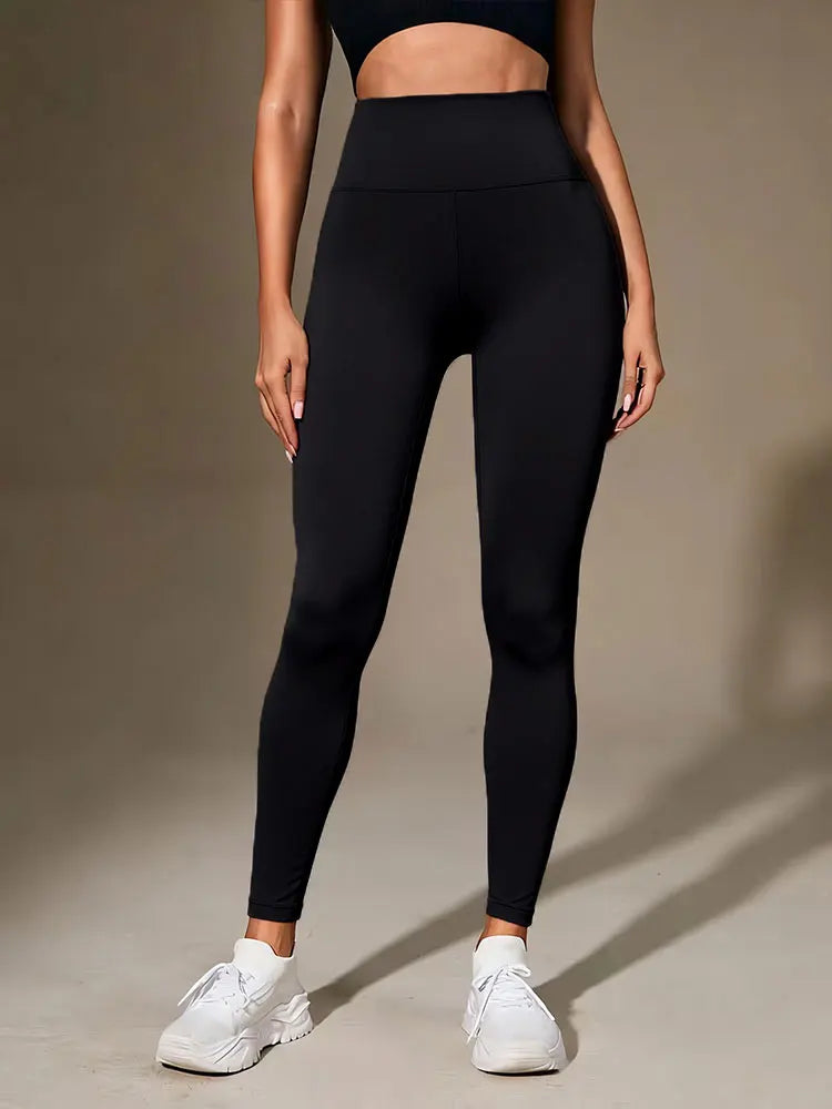 Women's High-Waisted 4-Way Stretch Compression Leggings-Tummy Control Yoga Pilates Gym Workout Pants, Plus Size Clothes,Jeans