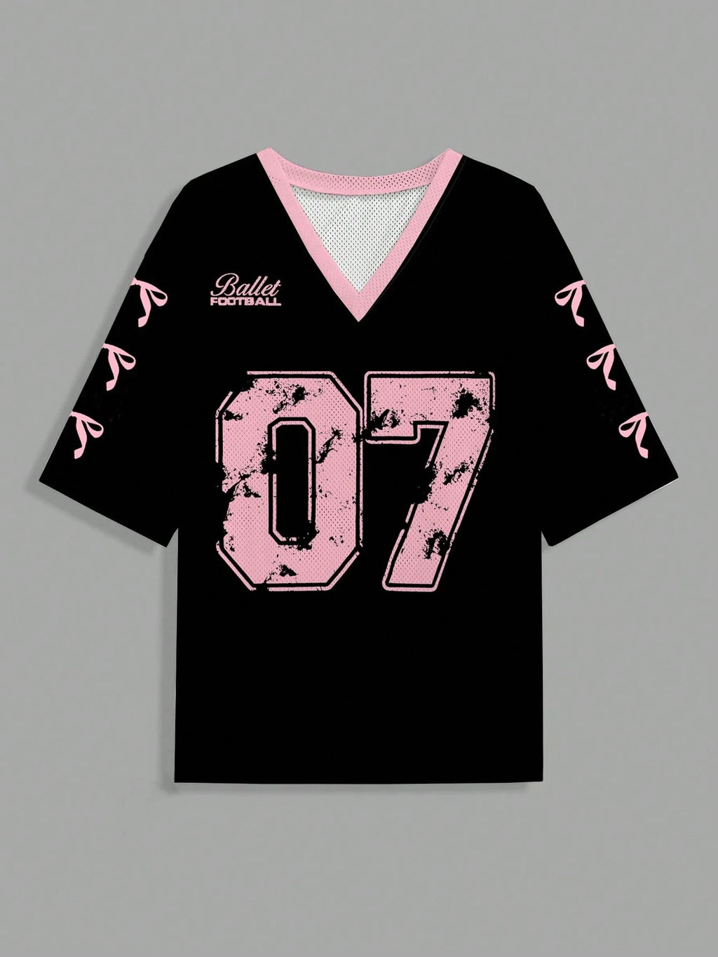 07 Jersey Casual Butterfly Number Graphic T-Shirt For Women Suitable For Summer Oversized T-shirt Sports Basketball Jerseys Tops
