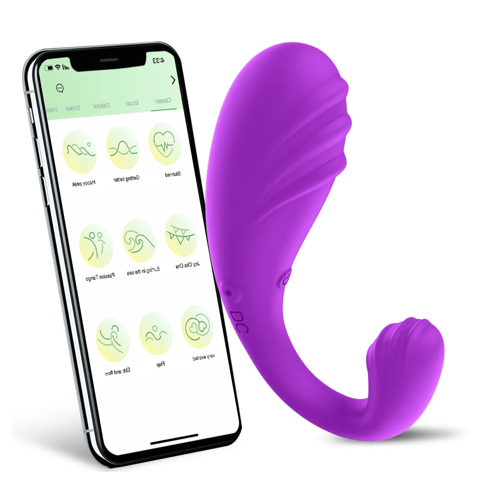 APP Controlled Vaginal Double Vibrators G-Spot Anal Vibrating Egg Massager Wearable Stimulator Adult Sexo Toys for Women Couples