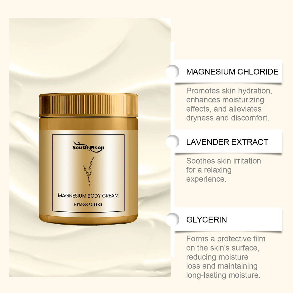 Muscle Soreness Relief Body Lotion Refreshing Nourishing Cream Relieve Tightness Discomfort Non-Greasy Daily Topical Body Cream