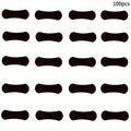 100pcs Better Breathing Nose Breathing Strips For Better Sleep Anti Snoring Breathe Well Nasal Strips Black Oval Nose Patches