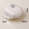 1 PCS Portable Mini waterproof 7-day pill storage box Pill  medicine organizer Sealed Storage Box Sealed Moisture-proof Design