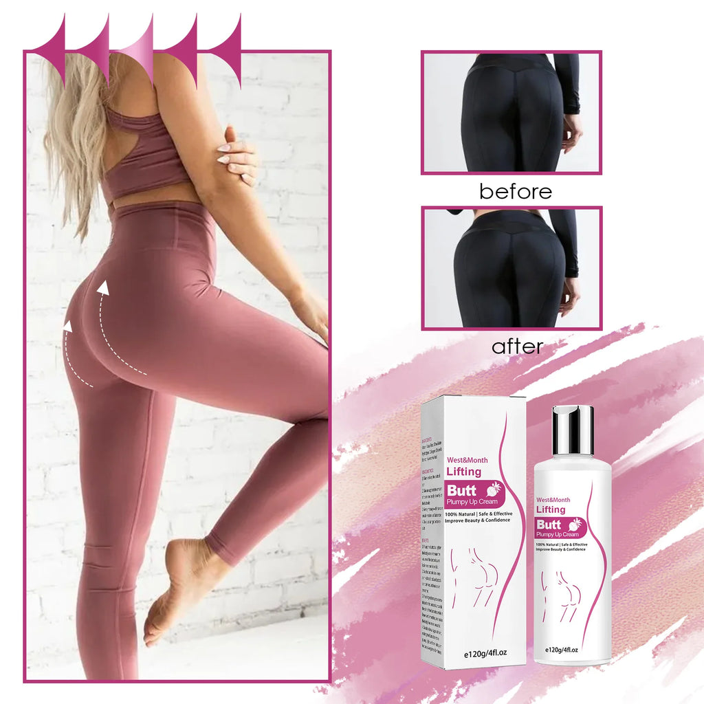 Butt Enhancement Cream Lifting Firming Buttock Elasticity Sculpt Plump Prevent Sagging Hip Lift Tightening Up Massage Cream 120g