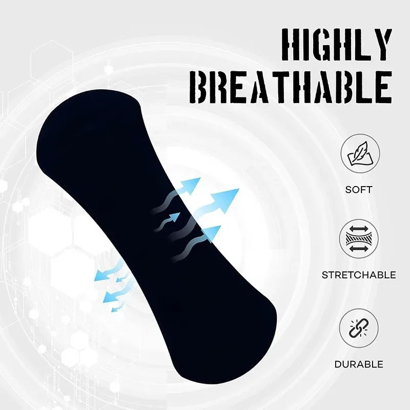 100pcs Better Breathing Nose Breathing Strips For Better Sleep Anti Snoring Breathe Well Nasal Strips Black Oval Nose Patches