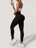 High waist, abdomen and hip lifting yoga, quick-drying exercise tights, which have the functions of abdomen and hip lifting