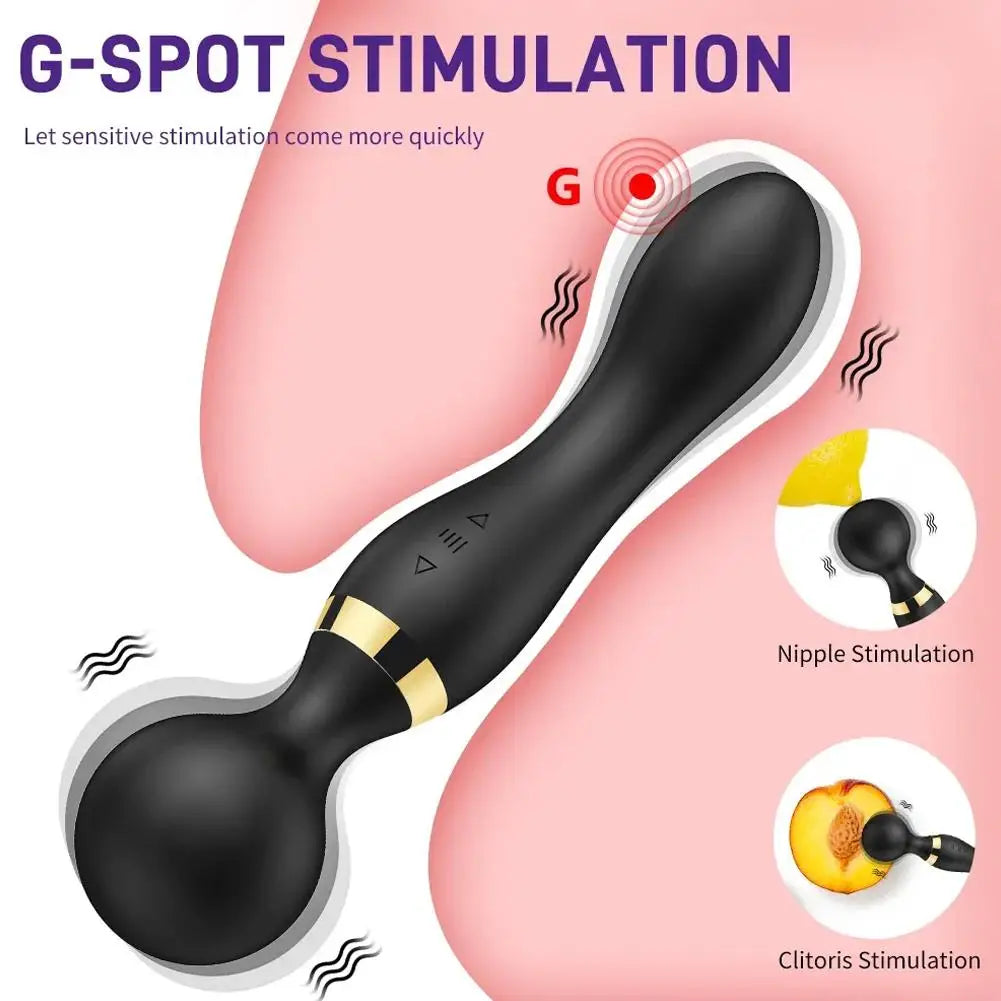 Portable Mini Handheld Massager Waterproof Multi Mode Vibration Rechargeable Muscle Relief Health Care Device