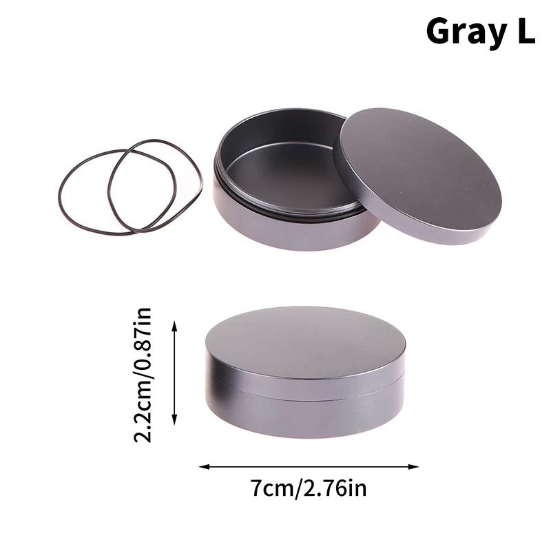 New Mini Waterproof Aluminum Alloy Sealing Bottle Outdoor EDC Survival Pill Box Container Capsule Pill Bottle Tank Case