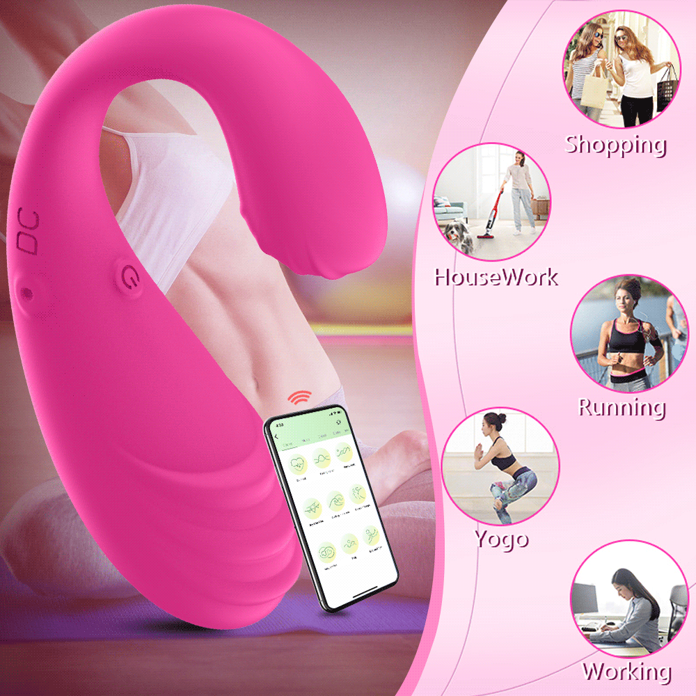 APP Controlled Vaginal Double Vibrators G-Spot Anal Vibrating Egg Massager Wearable Stimulator Adult Sexo Toys for Women Couples