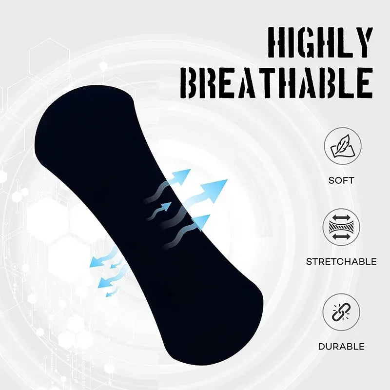 100pcs Better Breathing Nose Breathing Strips For Better Sleep Anti Snoring Breathe Well Nasal Strips Black Oval Nose Patches