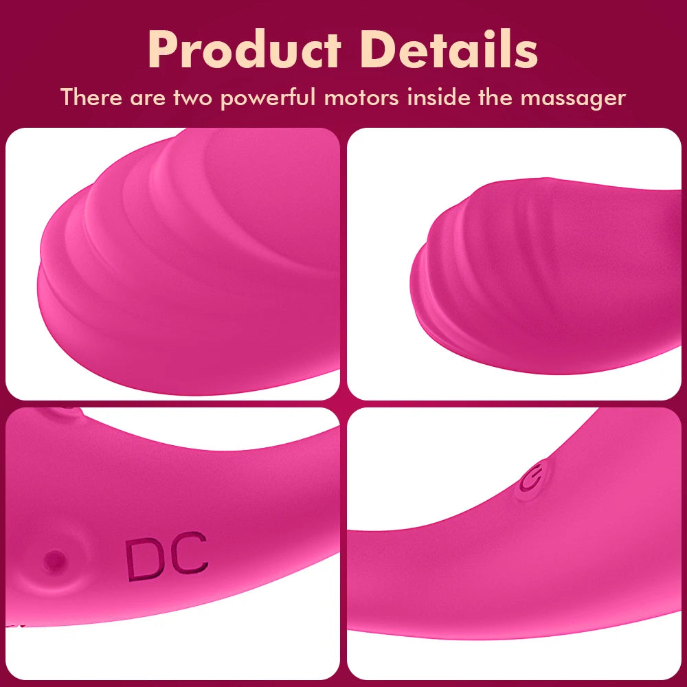 APP Controlled Vaginal Double Vibrators G-Spot Anal Vibrating Egg Massager Wearable Stimulator Adult Sexo Toys for Women Couples