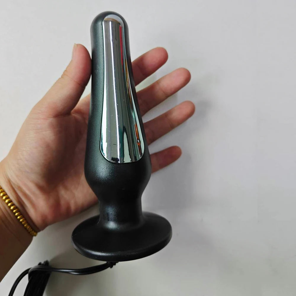 Taser Electro Stimulation Massage Masturbation Pulse Anal Butt Plug Penis Ring Nipple Sucker Clamp Massage Gloves/Pad E-stim Toy
