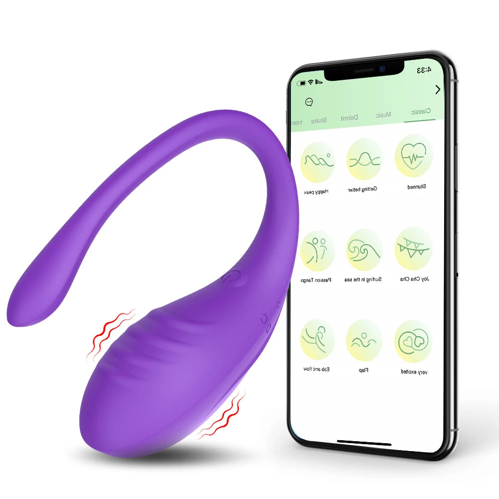 APP Controlled Vaginal Double Vibrators G-Spot Anal Vibrating Egg Massager Wearable Stimulator Adult Sexo Toys for Women Couples
