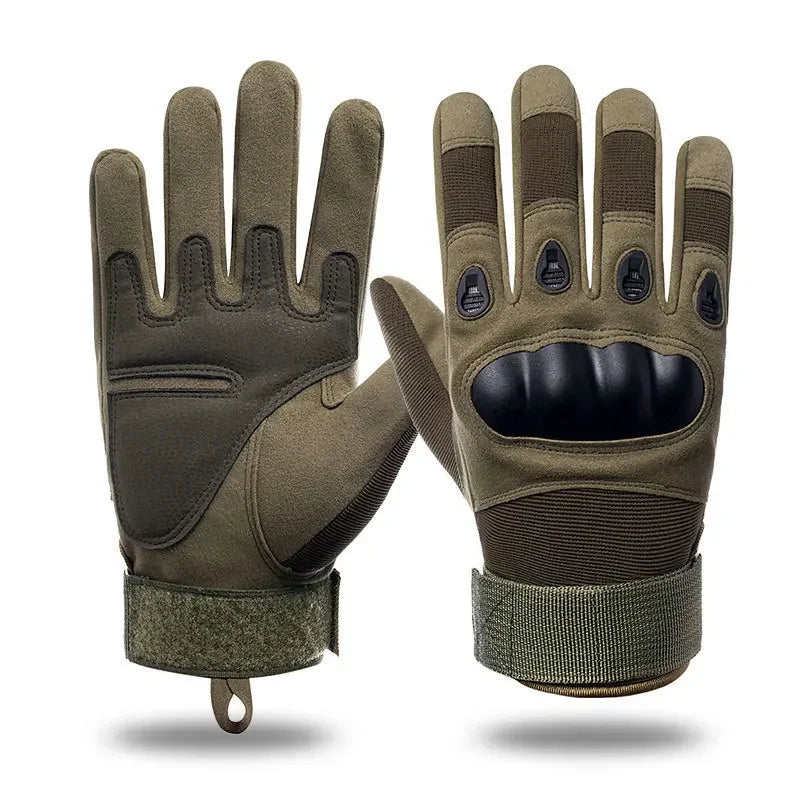 Tactical Hard Knuckle Half finger Gloves Men's Combat Hunting Shooting Paintball Duty - Fingerless