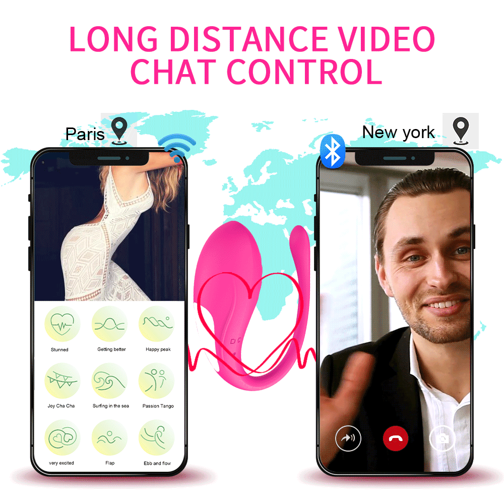 APP Controlled Vaginal Double Vibrators G-Spot Anal Vibrating Egg Massager Wearable Stimulator Adult Sexo Toys for Women Couples