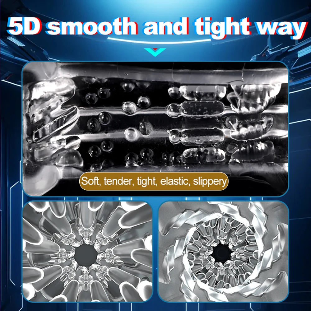 Automatic Male Masturbator Cup Sucking Vibrating Masturbation Machine Vagina Pusssy Blowjob Vibration Toys for Man Adults 18