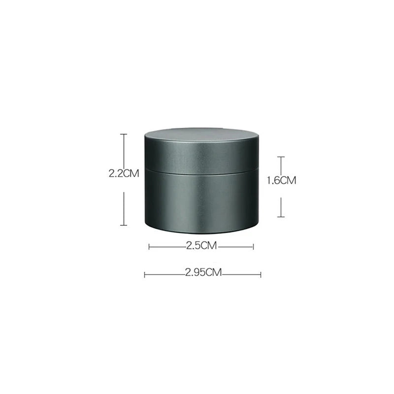 New Mini Waterproof Aluminum Alloy Sealing Bottle Outdoor EDC Survival Pill Box Container Capsule Pill Bottle Tank Case