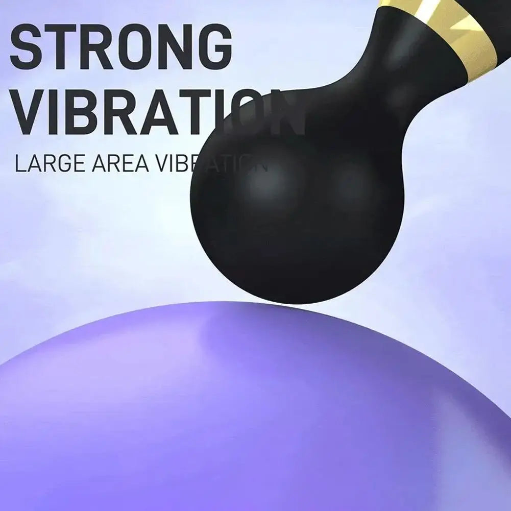 Portable Mini Handheld Massager Waterproof Multi Mode Vibration Rechargeable Muscle Relief Health Care Device