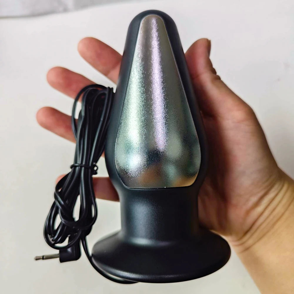 Taser Electro Stimulation Massage Masturbation Pulse Anal Butt Plug Penis Ring Nipple Sucker Clamp Massage Gloves/Pad E-stim Toy
