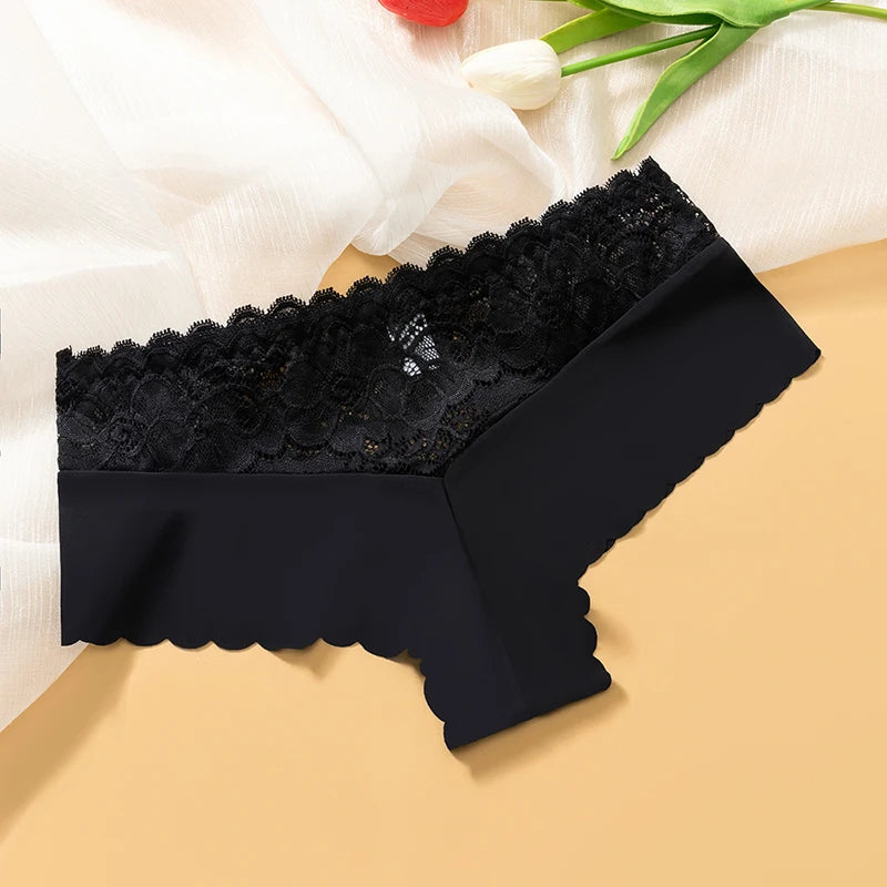 BZEL 5PCS/Set Women's Panties Sexy Lace Underwear Fashion Printing Woman Boxers Comfortable Lingerie Breathable Female Boyshorts