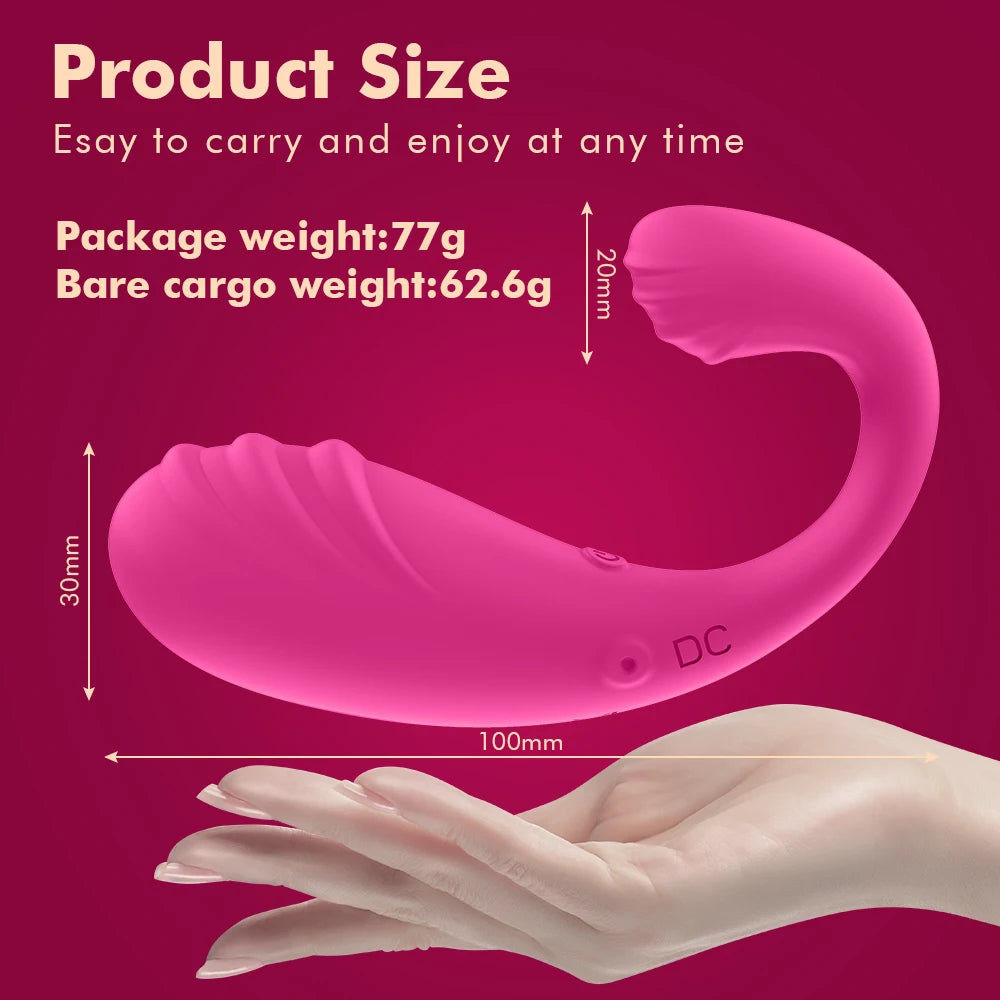 APP Controlled Vaginal Double Vibrators G-Spot Anal Vibrating Egg Massager Wearable Stimulator Adult Sexo Toys for Women Couples