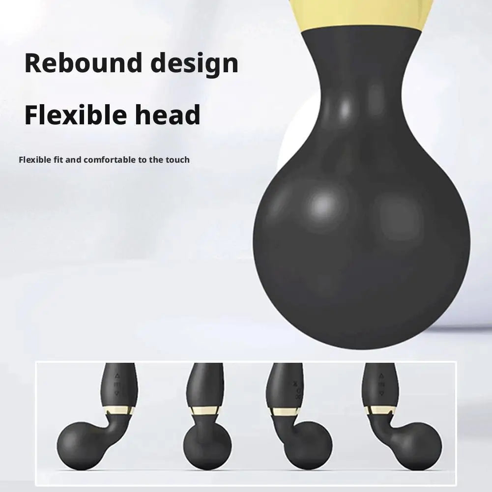 Portable Mini Handheld Massager Waterproof Multi Mode Vibration Rechargeable Muscle Relief Health Care Device