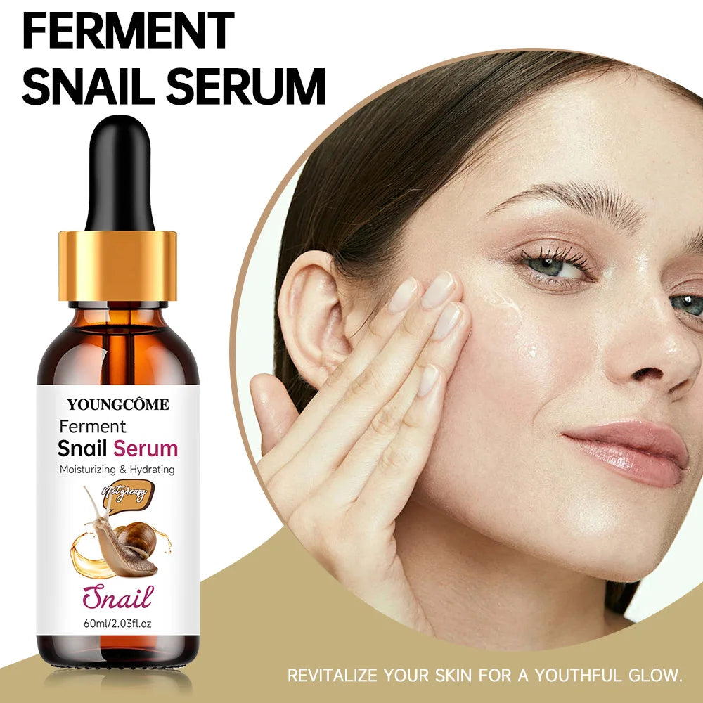 Snail Collagen Face Serum Facial Skin Care Anti-aging Wrinkle Moisturizing Whitening Firming Skin Essence Shrink Pores Korean