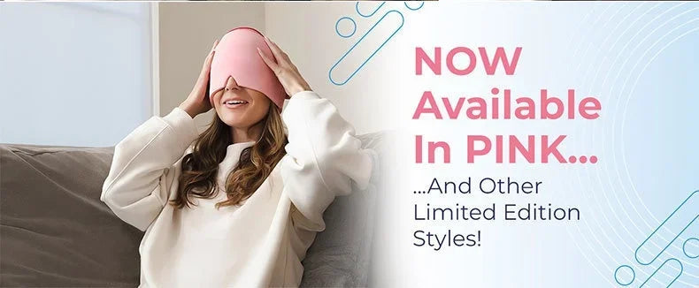 1pcs migraine relief headgear relief cap gel ice cap single layer headgear ice pack headgear relief stretchable compression head