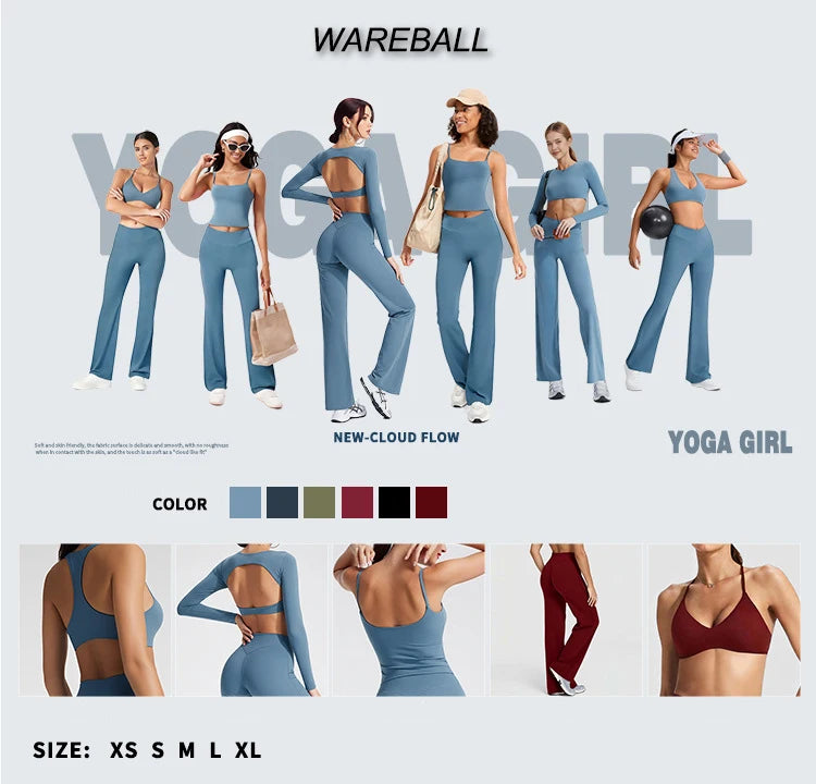 WAREBALL SoftMotion Strappy Mid Vest Women Gym Tank Top Naked-feel Workout Fitness Pilates Running Camisole