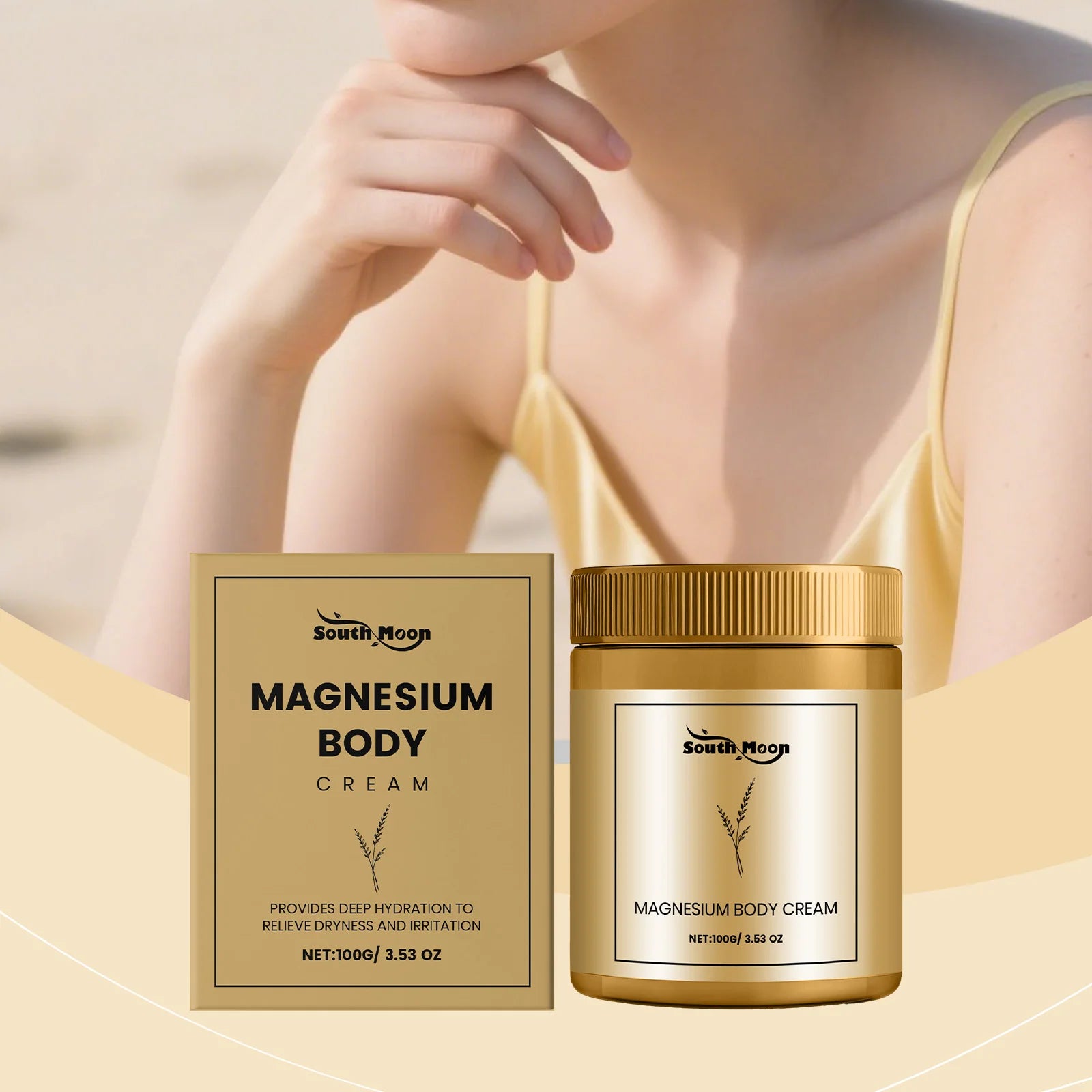 Muscle Soreness Relief Body Lotion Refreshing Nourishing Cream Relieve Tightness Discomfort Non-Greasy Daily Topical Body Cream