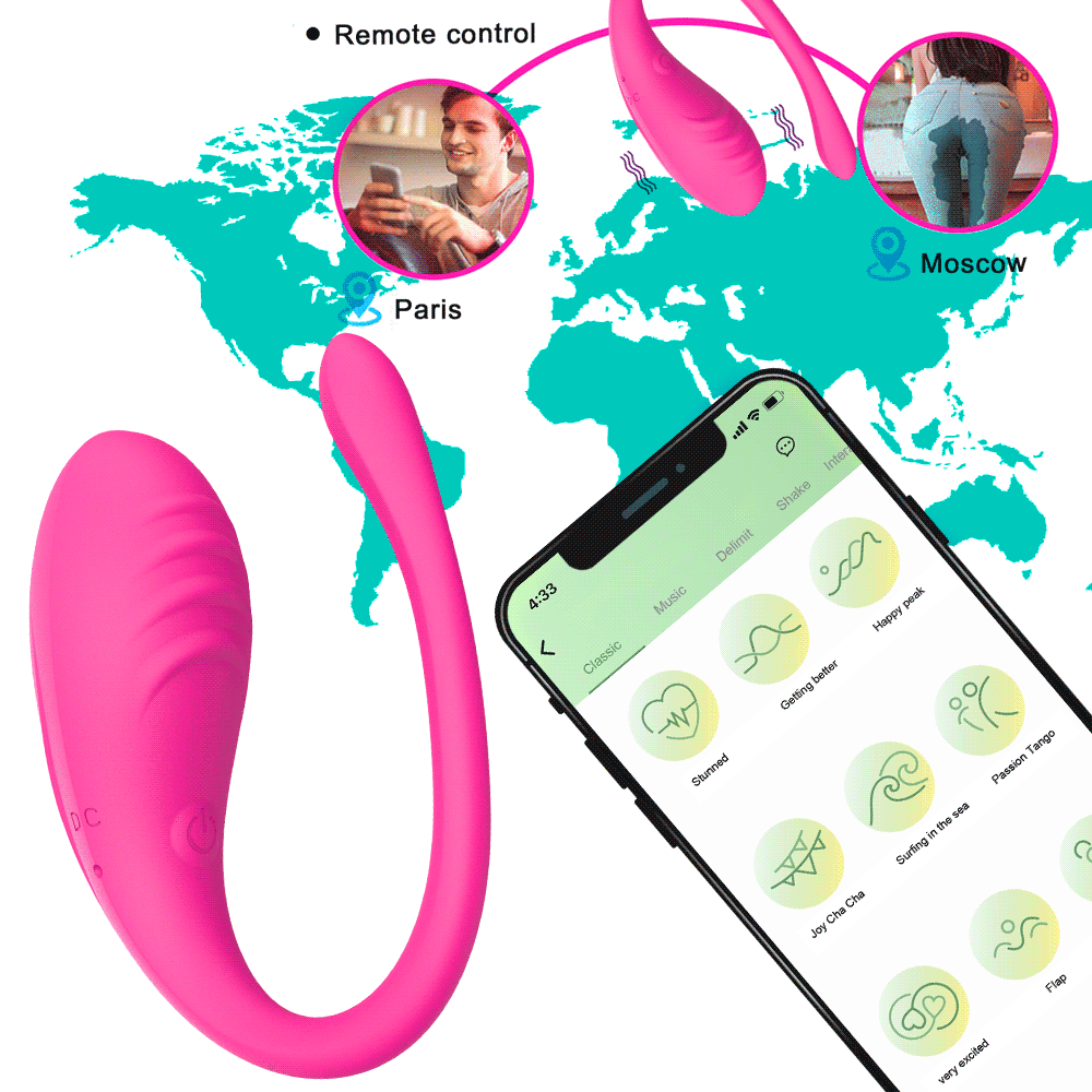APP Controlled Vaginal Double Vibrators G-Spot Anal Vibrating Egg Massager Wearable Stimulator Adult Sexo Toys for Women Couples