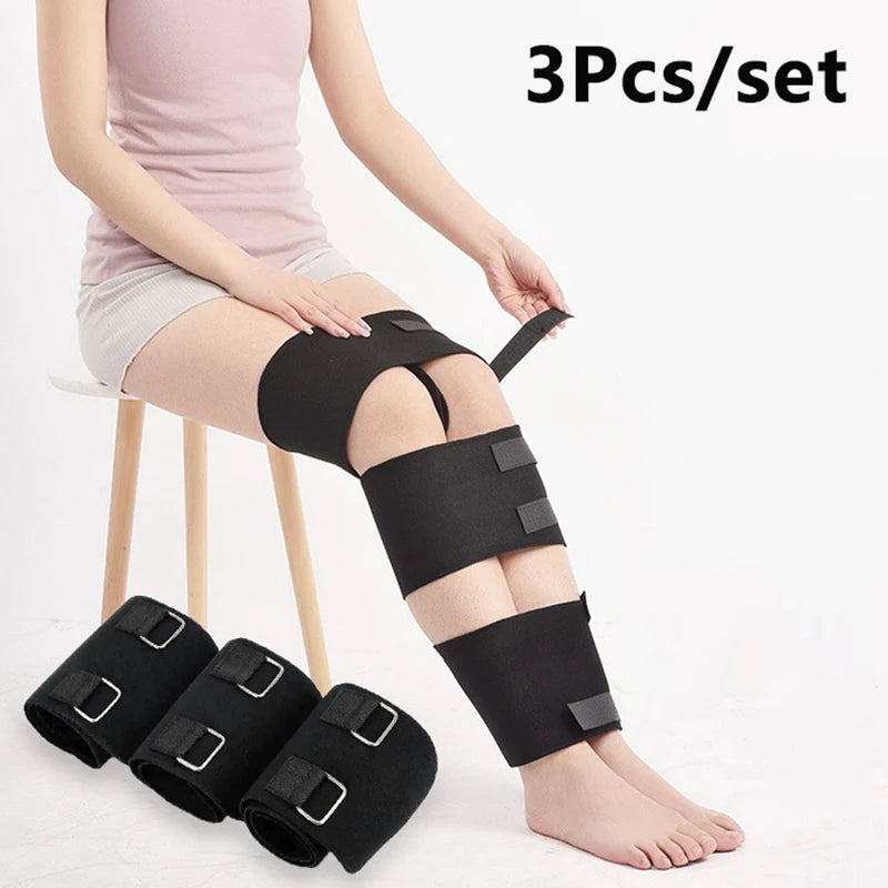 3pcs/set Legs Posture Corrector Multi-functional Bow-legged Correction Bandage Belt Correction Belt For O- Type Legs X-type Legs