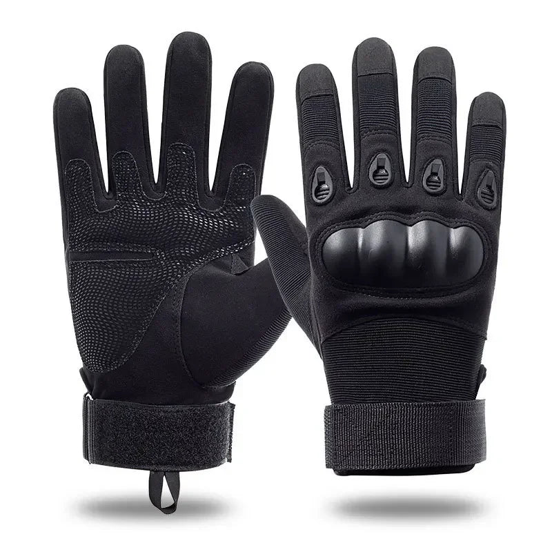 Tactical Hard Knuckle Half finger Gloves Men's Combat Hunting Shooting Paintball Duty - Fingerless