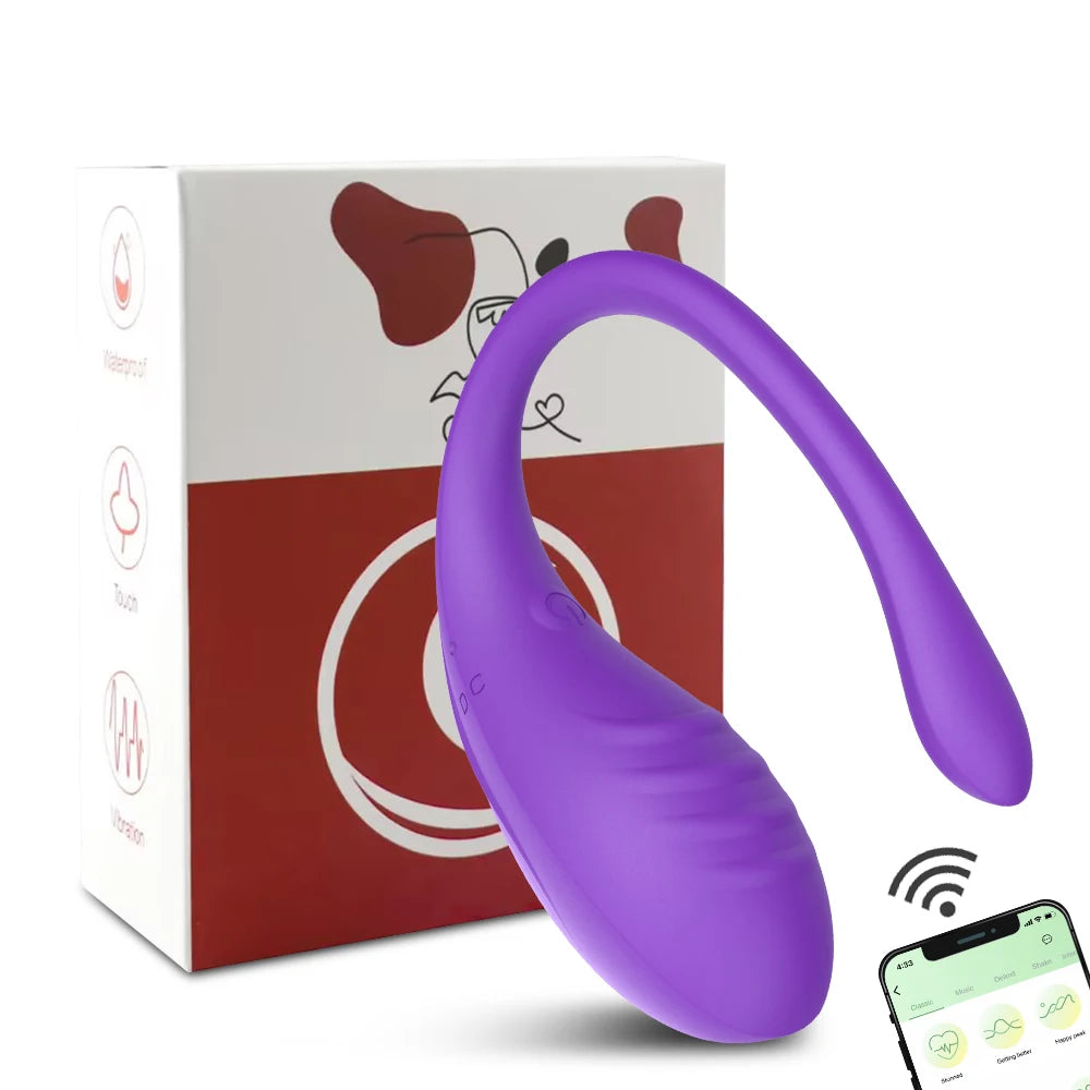 APP Controlled Vaginal Double Vibrators G-Spot Anal Vibrating Egg Massager Wearable Stimulator Adult Sexo Toys for Women Couples