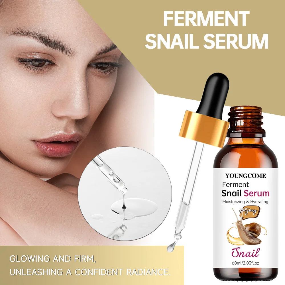 Snail Collagen Face Serum Facial Skin Care Anti-aging Wrinkle Moisturizing Whitening Firming Skin Essence Shrink Pores Korean