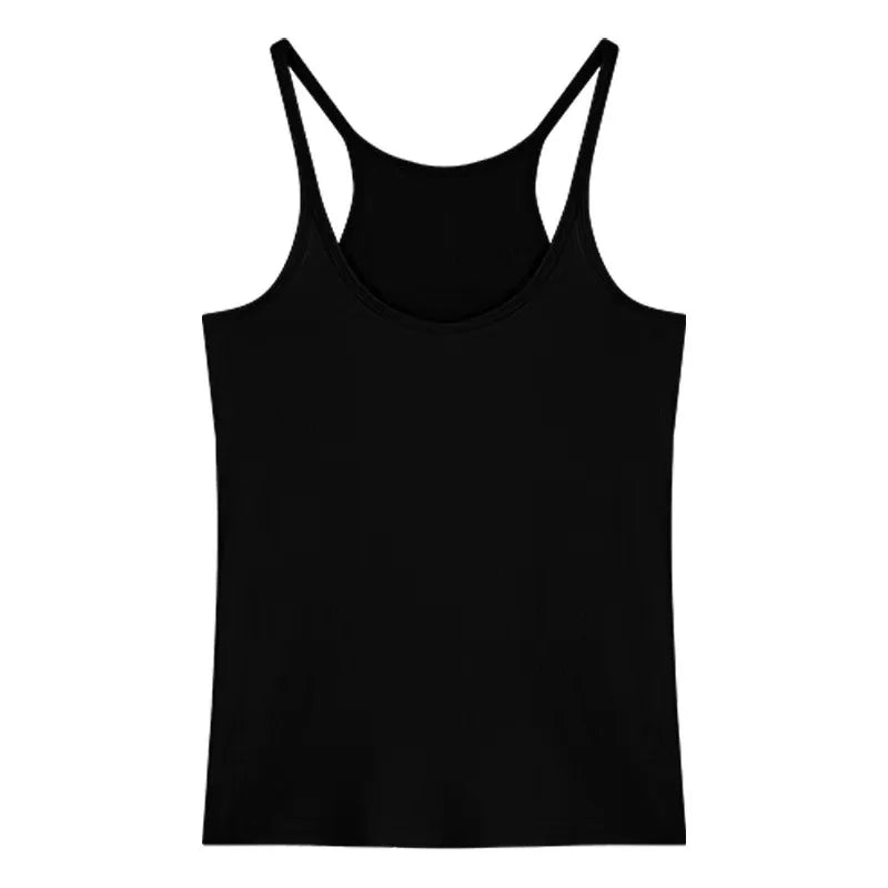 1pcs Summer Women Solid Color Basic Ribbed Knitted Tank Top Vintage Sleeveless Camis Cool Girls Streetwear Sexy Tees S-2XL