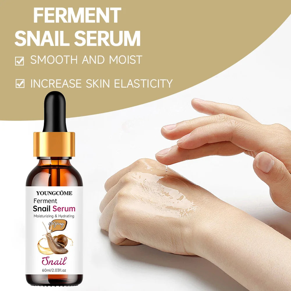 Snail Collagen Face Serum Facial Skin Care Anti-aging Wrinkle Moisturizing Whitening Firming Skin Essence Shrink Pores Korean