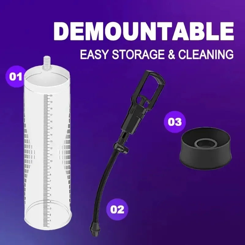 1pc penis vacuum pump manual penis extend pump pressure device adult male toys with suction sleeves Manual Penis Pump For Adults