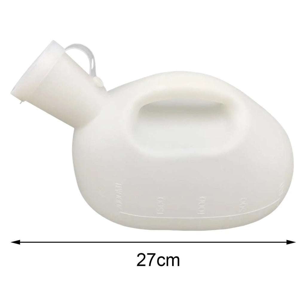 Plastic Urinals for Men Spill Proof Reusable Mens Potty for Incontinence Seniors Elderly Travel Car Driving Camping