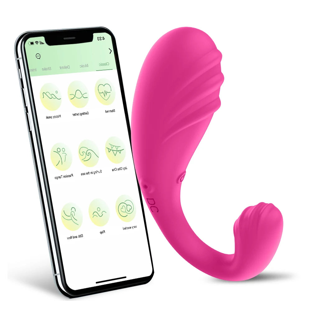 APP Controlled Vaginal Double Vibrators G-Spot Anal Vibrating Egg Massager Wearable Stimulator Adult Sexo Toys for Women Couples