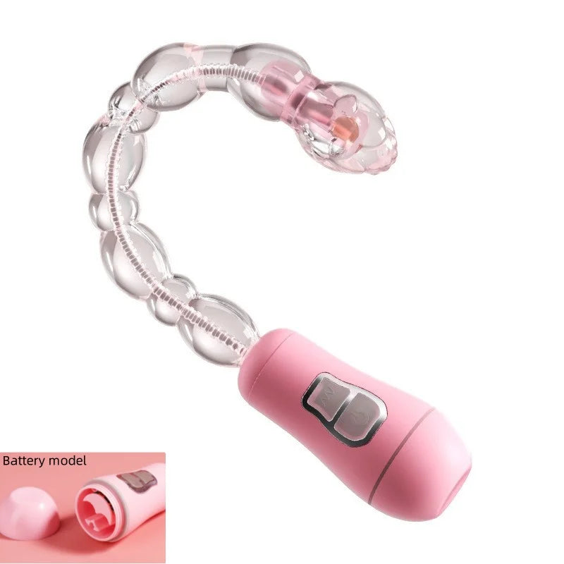 Electric Anal Plug Prostate Massager G-Spot  Vaginal Stimulator Anal Pull Beads Ass Vibrator Dildo  Male Female Masturbator